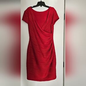 Joseph Ribkoff Elegant Red Dress